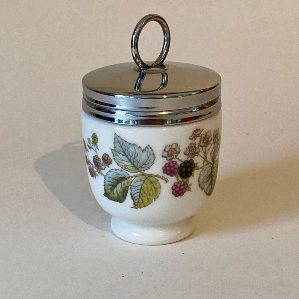 Royal Worcester Porcelain Egg Coddler, Vintage Egg Cooker, Egg Cup